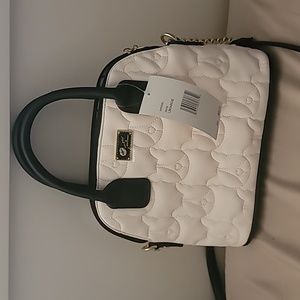 Nwt luv betsey by Betsey johnson dog embroidery purse / satchel